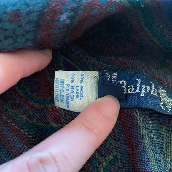 Ralph Lauren Vintage Designer Wool Blouse - Picture 4 of 7